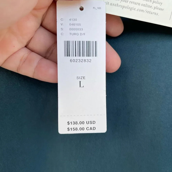 Anthro Amadi Glenn Peasant Sleeves Tiered Tunic MIDI Dress Large - Picture 8 of 15